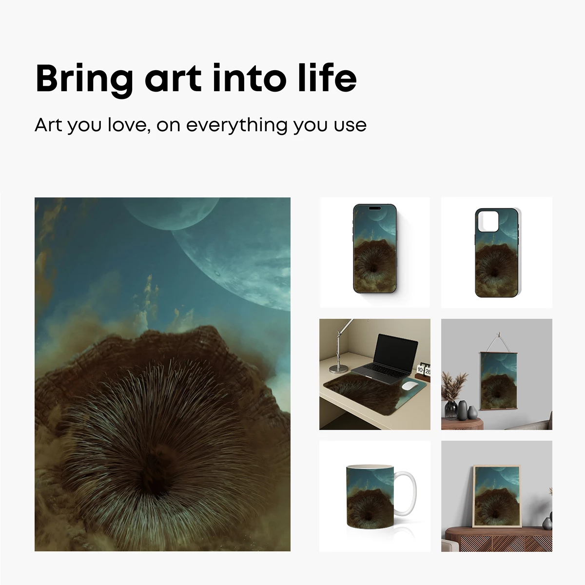 Cosmic Crater: Celestial Vortex - Image 2