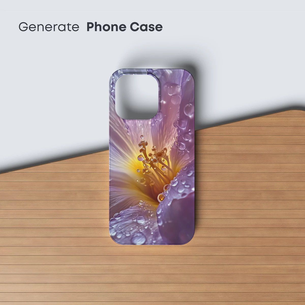 Dew-Kissed Petals: A Floral Symphony in Purple Hues - Image 3