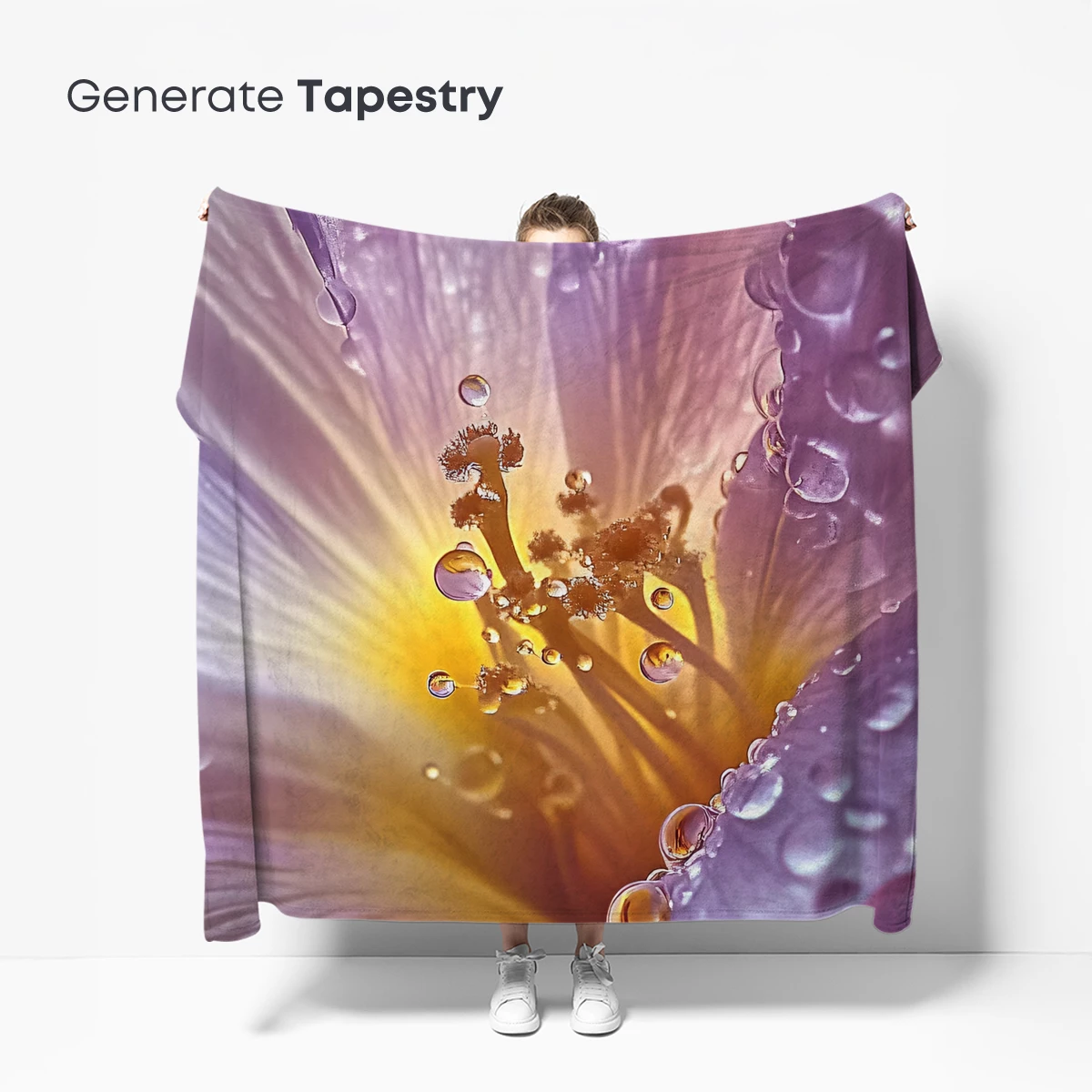 Dew-Kissed Petals: A Floral Symphony in Purple Hues - Image 5