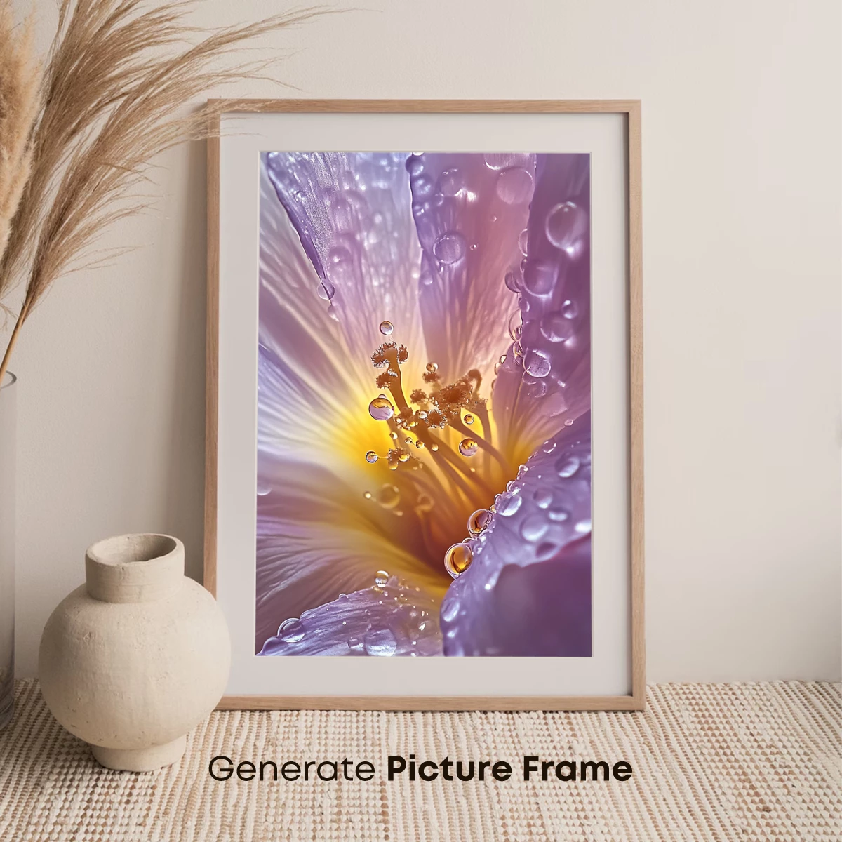 Dew-Kissed Petals: A Floral Symphony in Purple Hues - Image 7