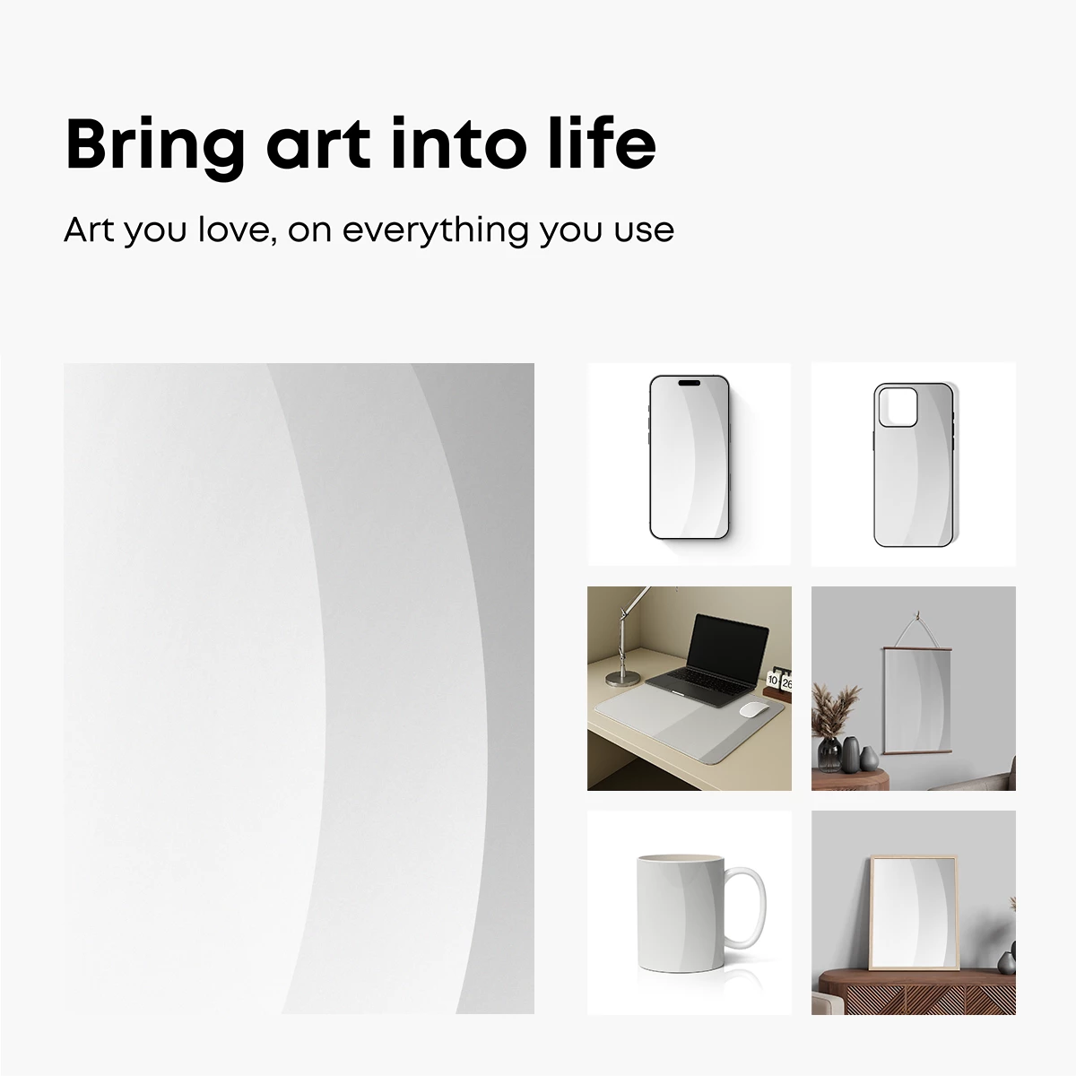 Elegant Curves in Monochrome - Image 2