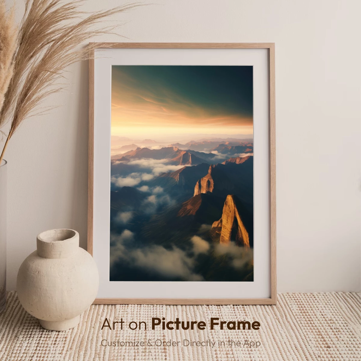 Cloud-Piercing Peaks: A Symphony of Light and Shadow - Image 7