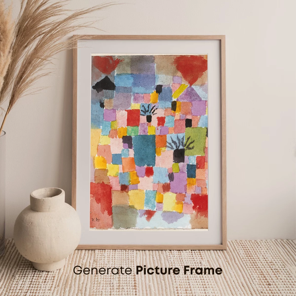 Klee's Colorful Village Mosaic - Image 7