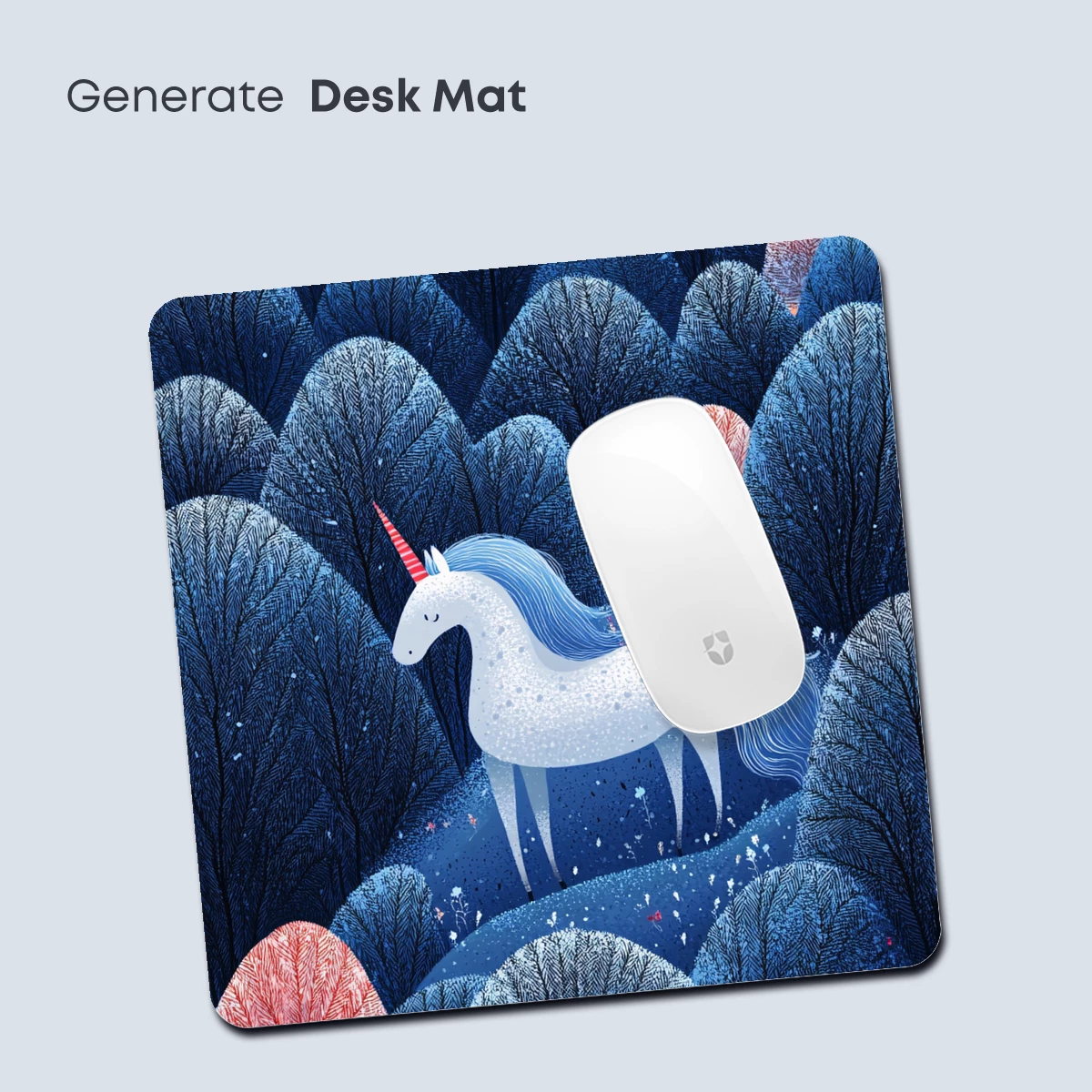 Enchanted Unicorn in Midnight Forest - Image 4