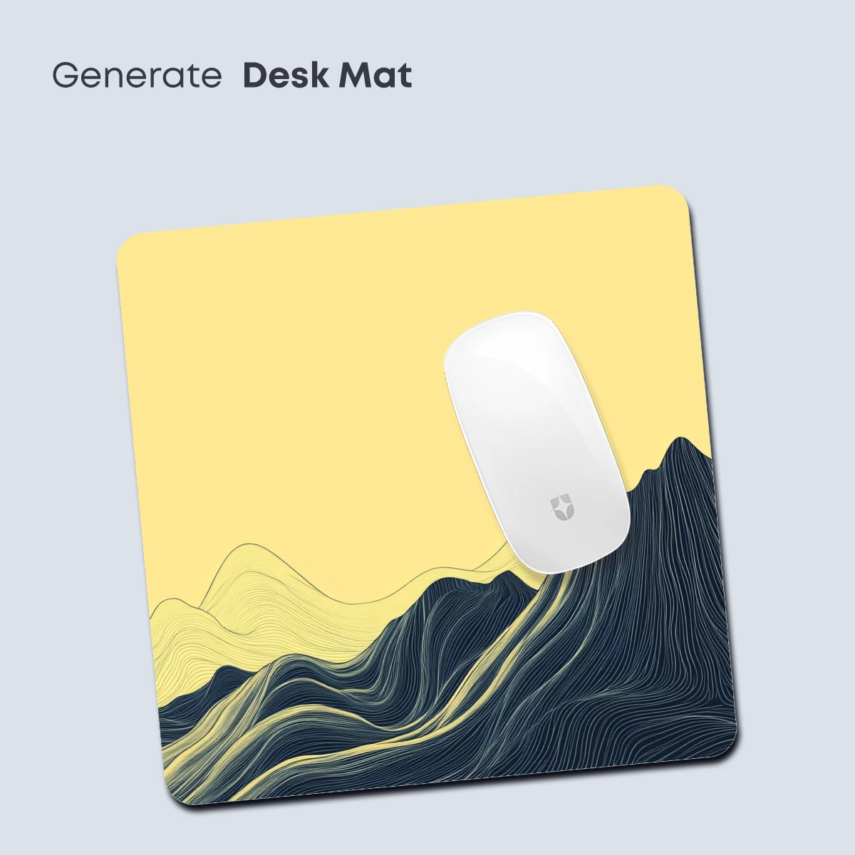 Line Art Mountain Odyssey: Yellow Horizon - Image 4