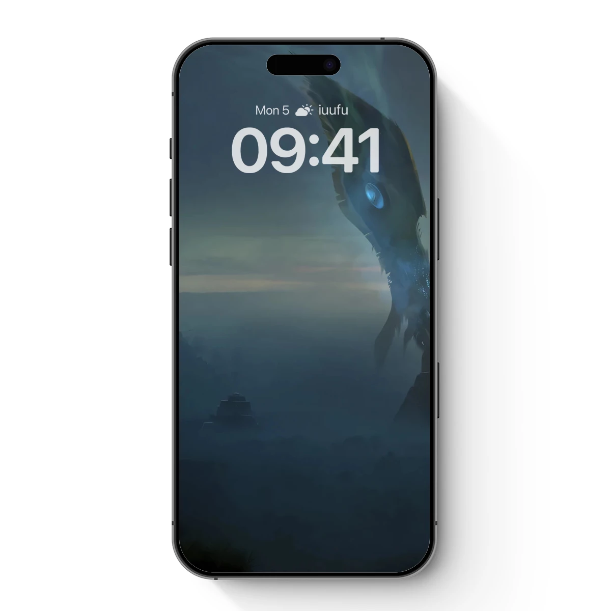 Ethereal Guardian: Man and Beast Before a Mythic Entity