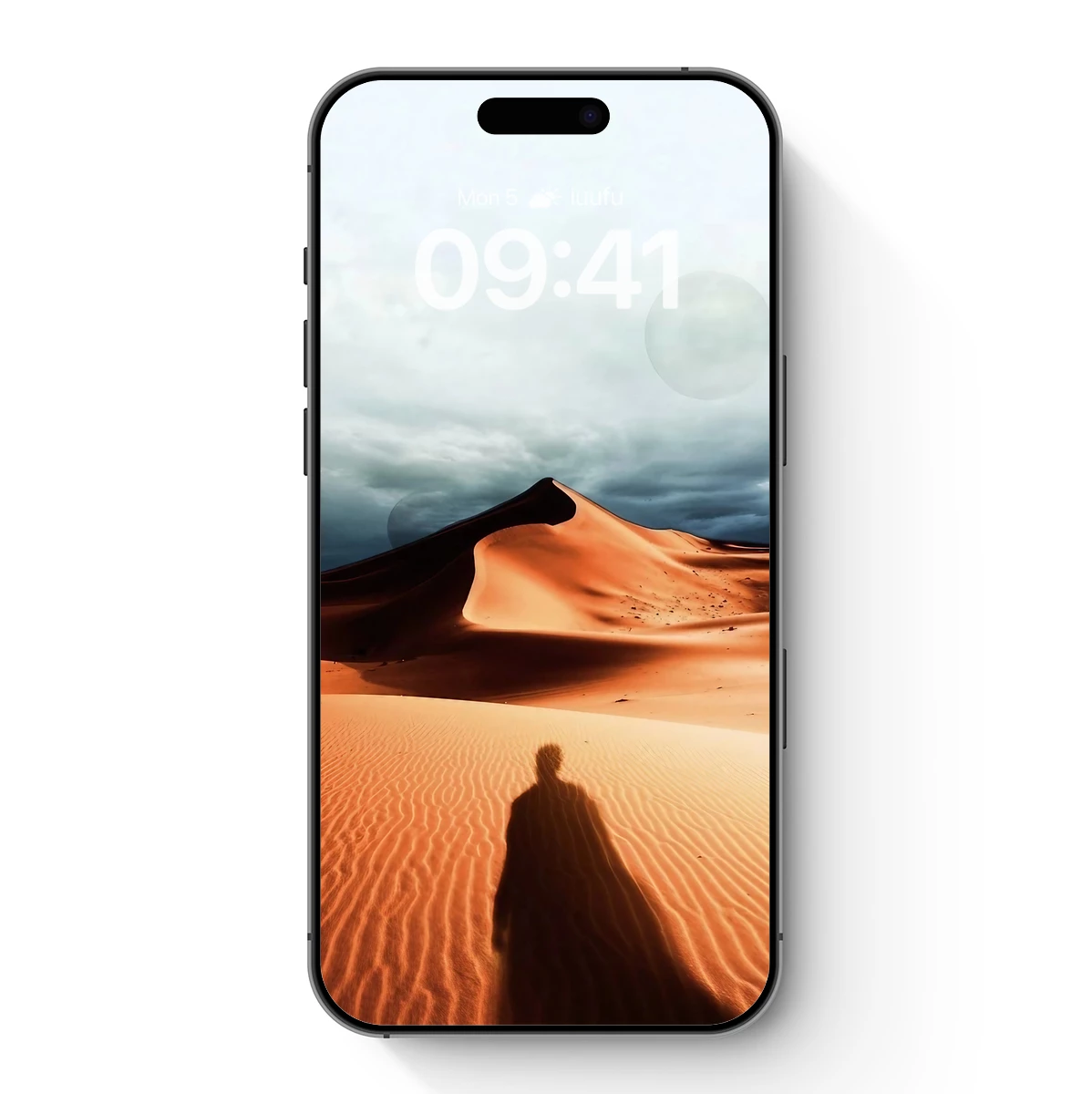 Desert Solitude: Shadow and Sphere