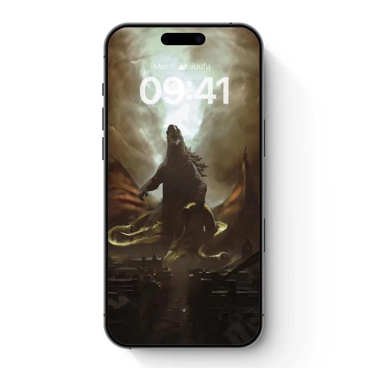 Apocalyptic Titan Rising: Urban Destruction Under Stormy Skies