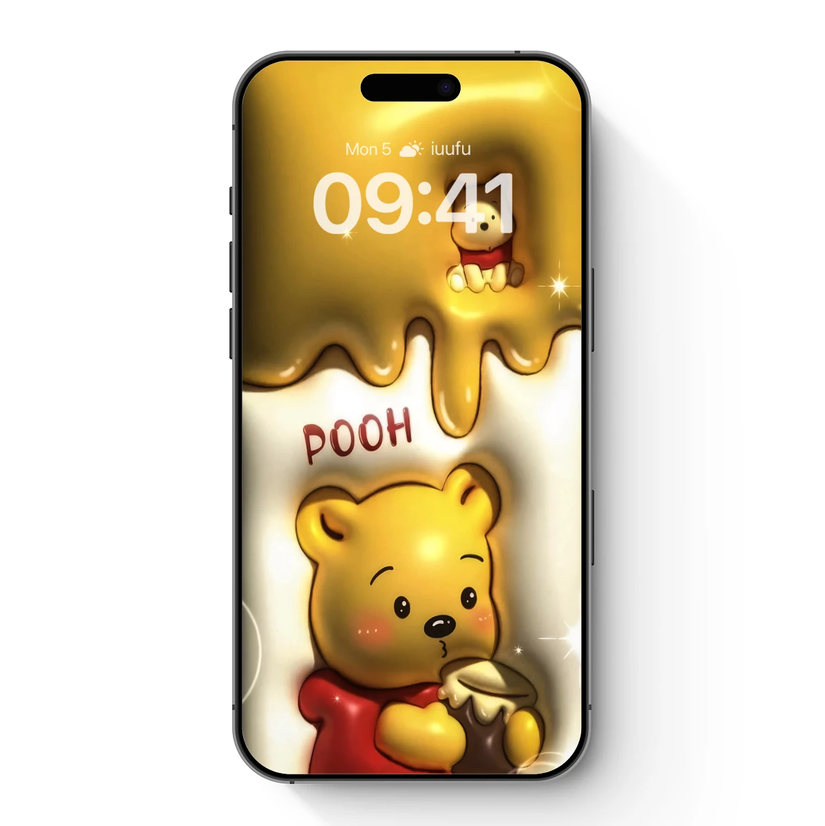 Honey-Drenched Pooh: Sweet Whimsy in Digital Art