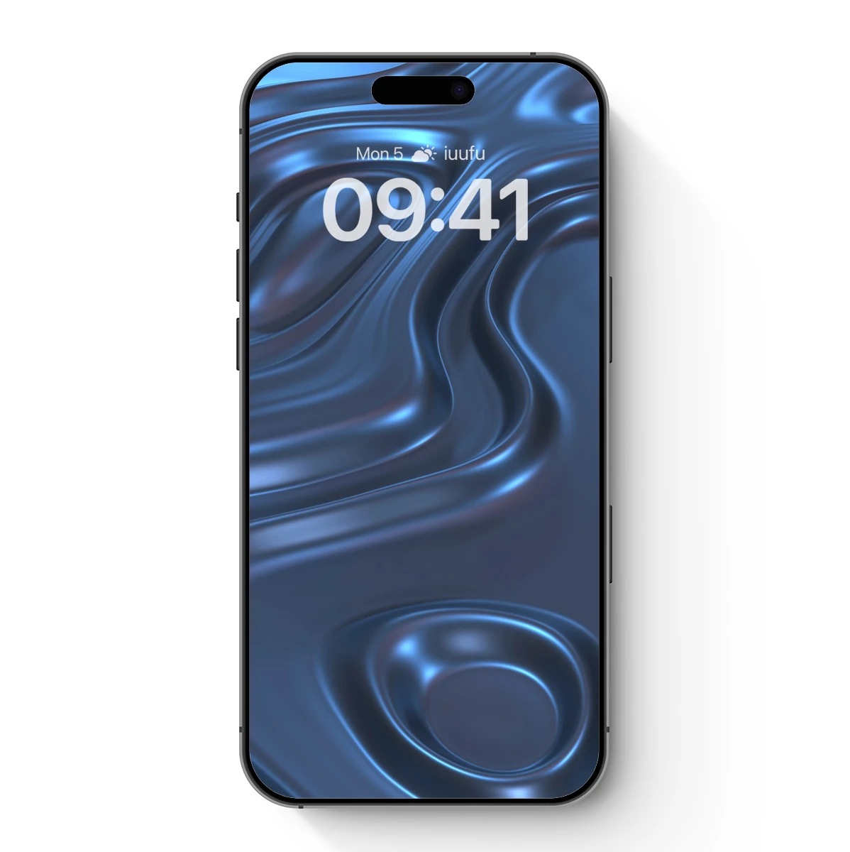 Fluid Blue Elegance: Abstract Sculptural Waves