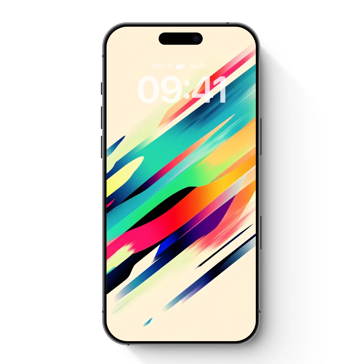 Dynamic Diagonal Brushstrokes: A Symphony of Color