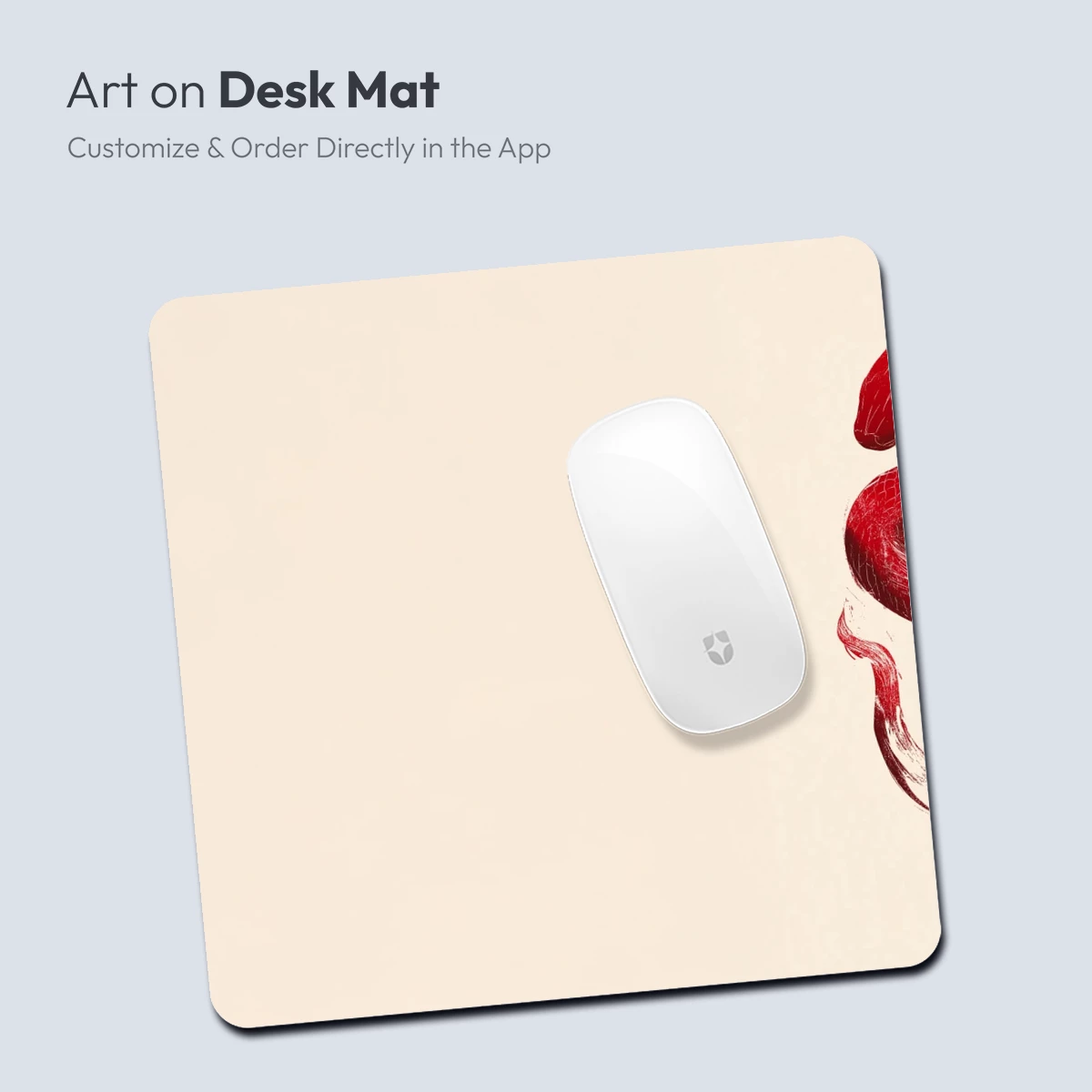 Crimson Serpent: Abstract Brushstroke Elegance - Image 4