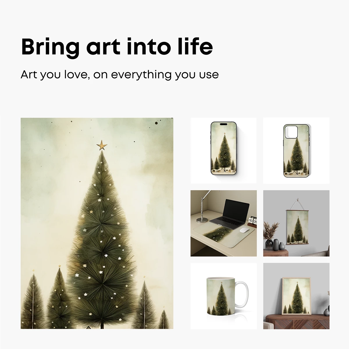 Enchanted Starlit Forest: A Winter Wonderland - Image 2