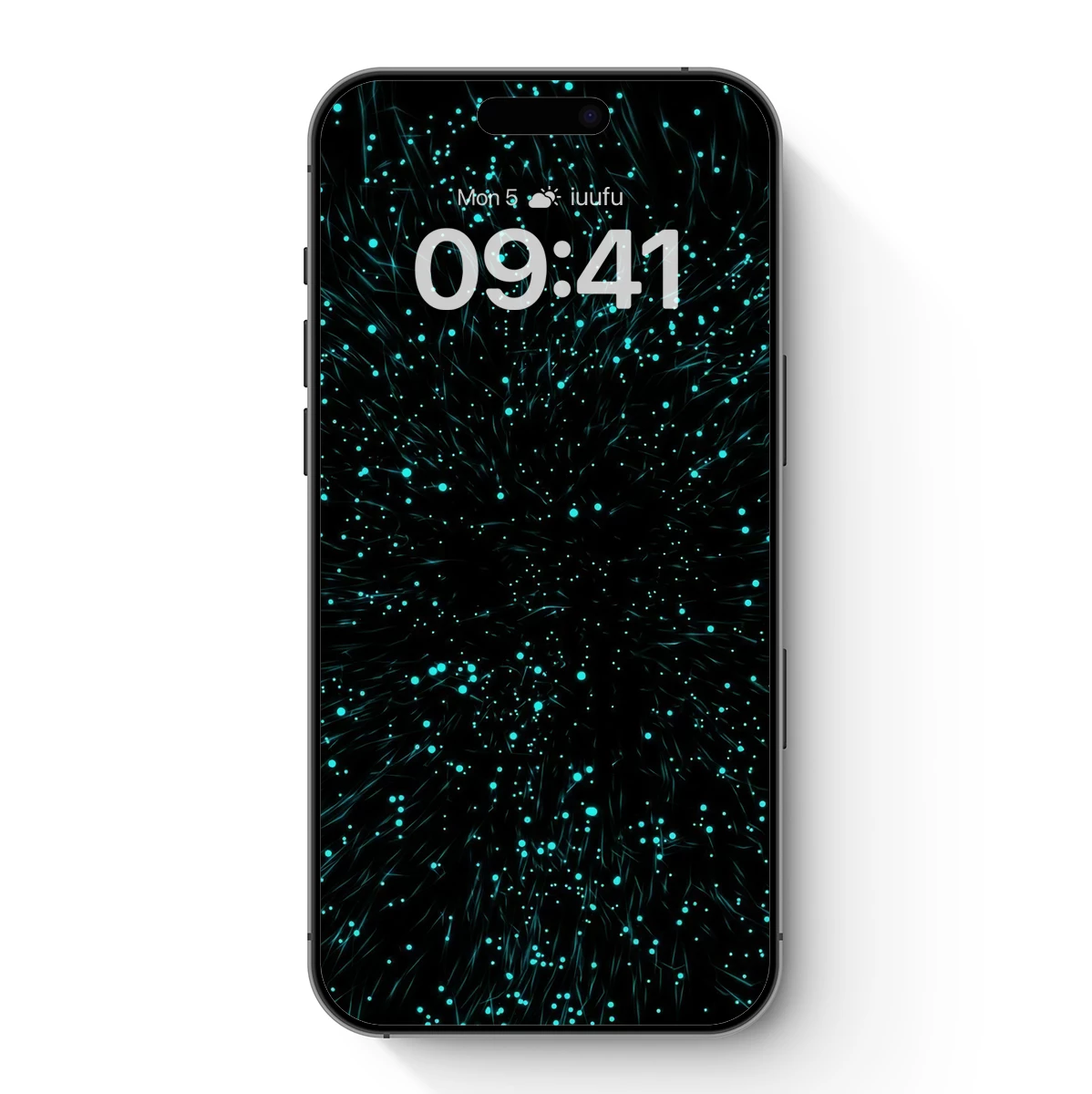 Neon Cosmic Whispers: A Digital Starfield Symphony