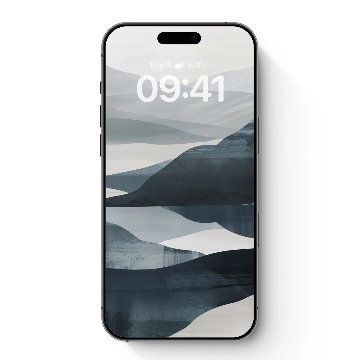 Abstract Mountain Mirage: Monochromatic Layers