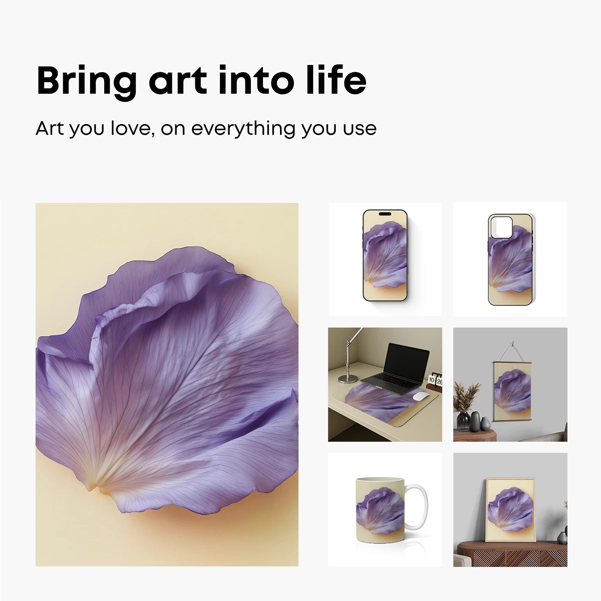 Ethereal Lavender Petal: A Symphony of Softness - Image 2