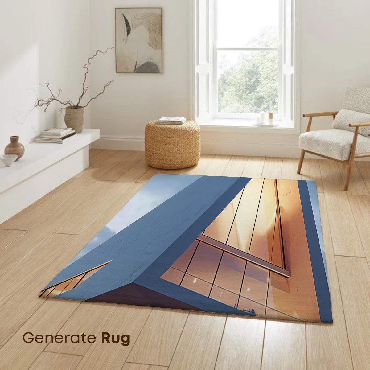 Geometric Luminary: Futuristic Triangle House - Image 6