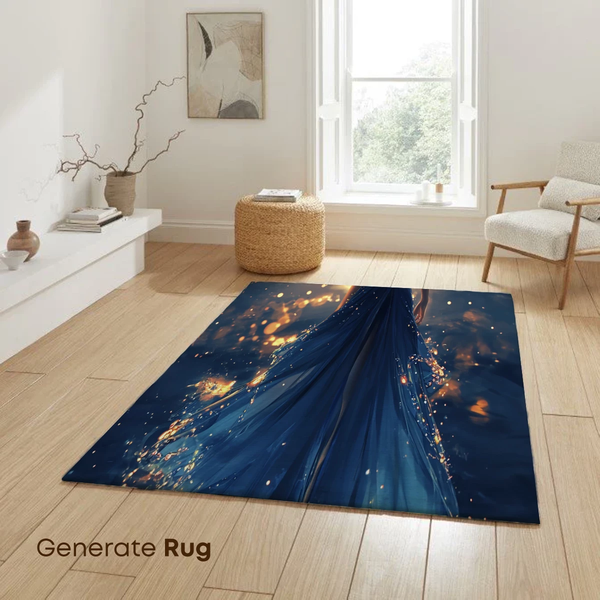 Ethereal Water Muse: Glowing Gown in Twilight - Image 6