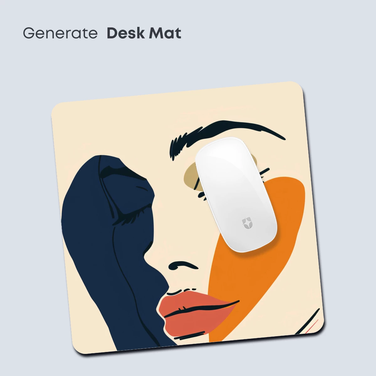 Abstract Face in Harmony: Modern Art Elegance - Image 4