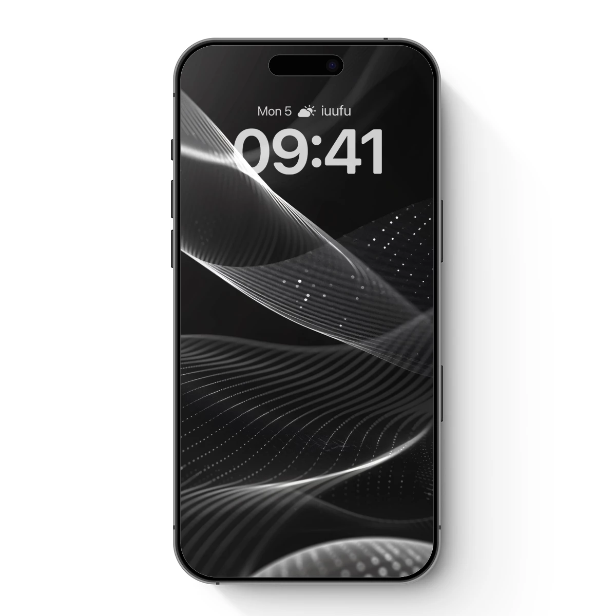 Ethereal Strata: Monochrome Waves of Light