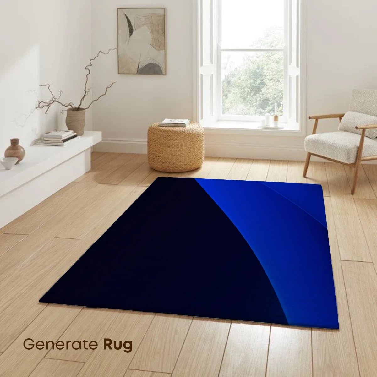 Ethereal Blue Depths: A Symphony of Shadows and Light - Image 6
