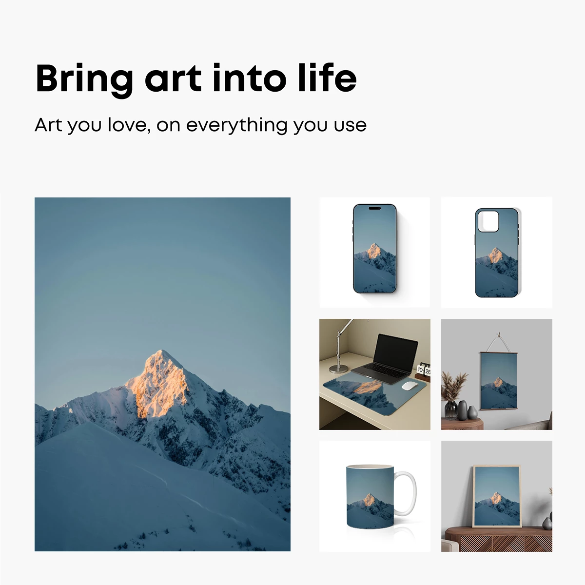 Golden Summit Glow: Alpine Majesty at Dawn - Image 2