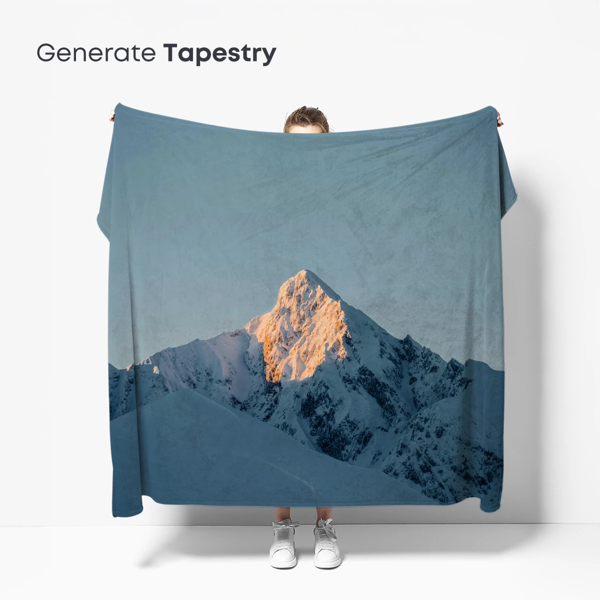 Golden Summit Glow: Alpine Majesty at Dawn - Image 5