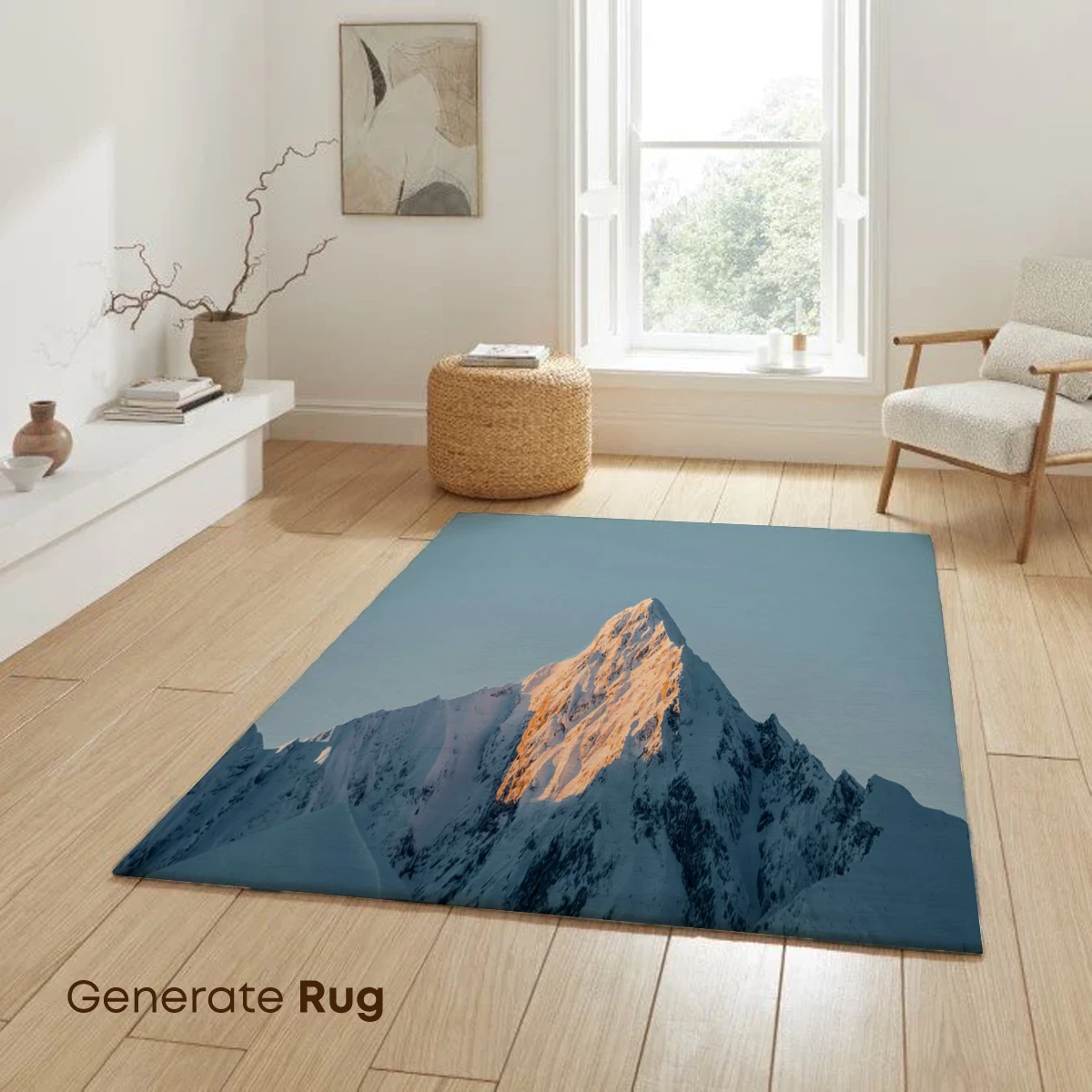 Golden Summit Glow: Alpine Majesty at Dawn - Image 6