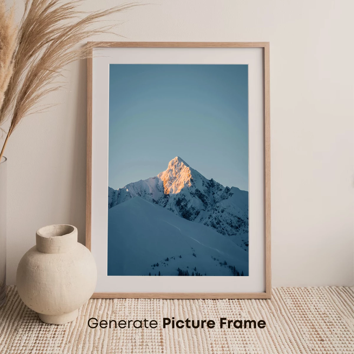 Golden Summit Glow: Alpine Majesty at Dawn - Image 7