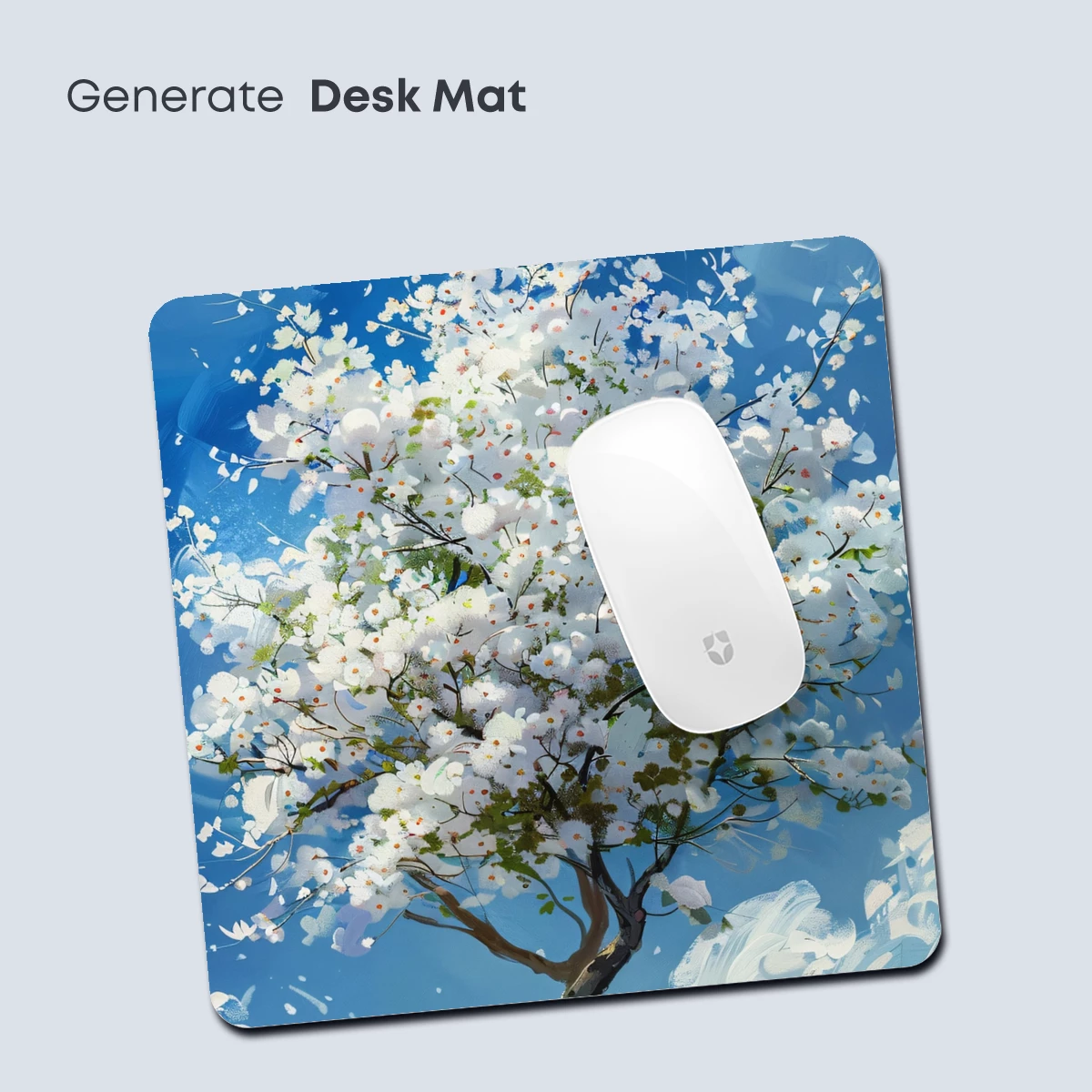 Blossom Tree Under Whimsical Skies - Image 4