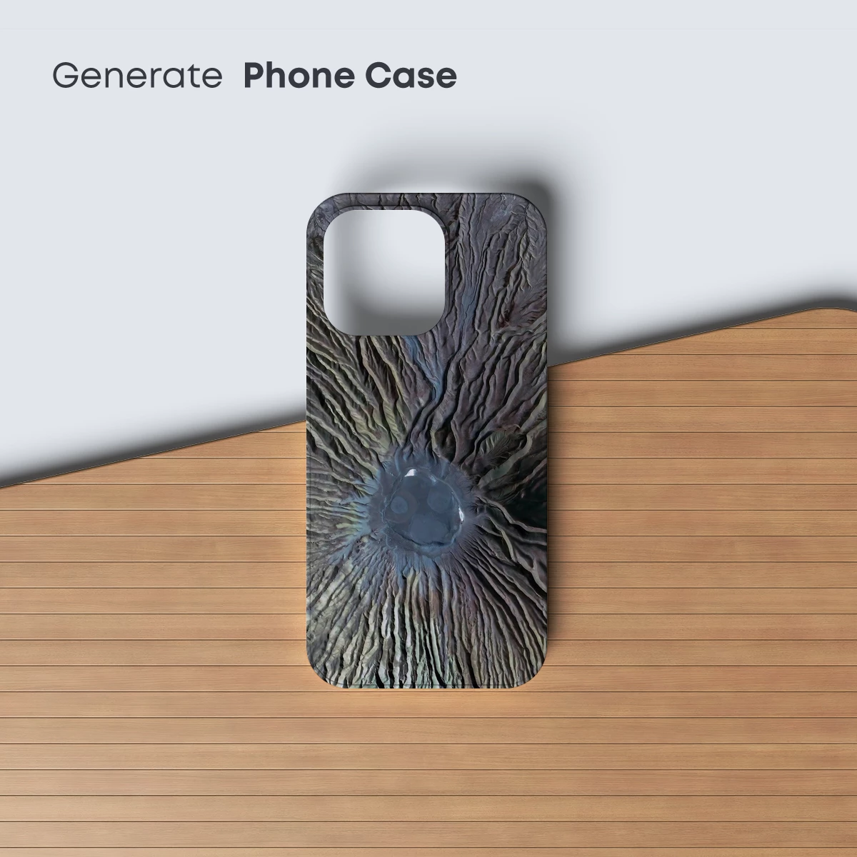 Ethereal Crater: Cosmic Eye in Earthly Terrain - Image 3