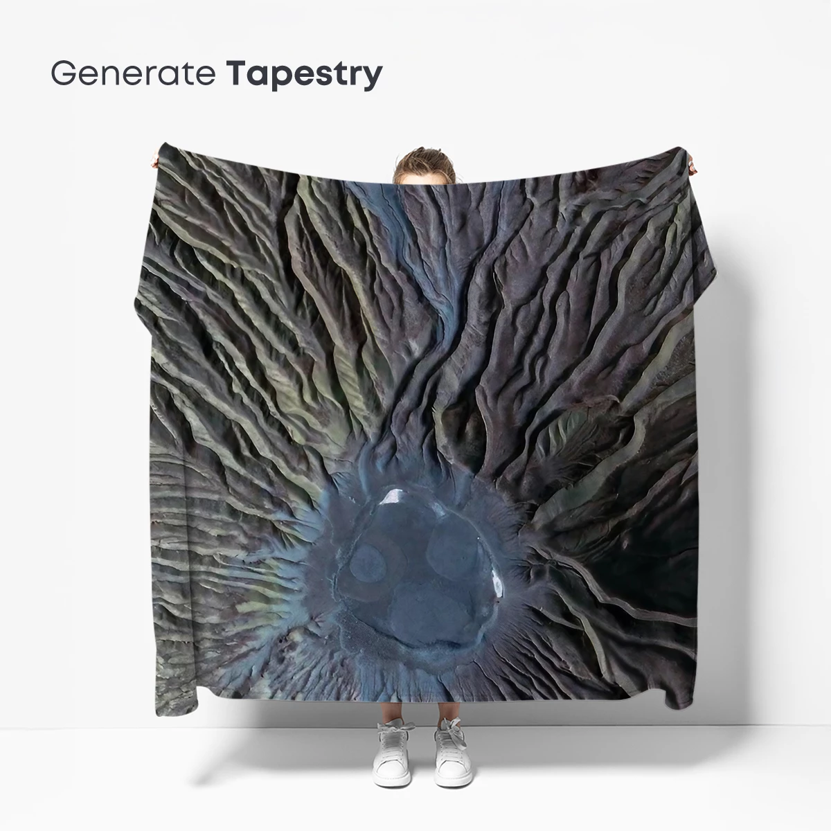 Ethereal Crater: Cosmic Eye in Earthly Terrain - Image 5