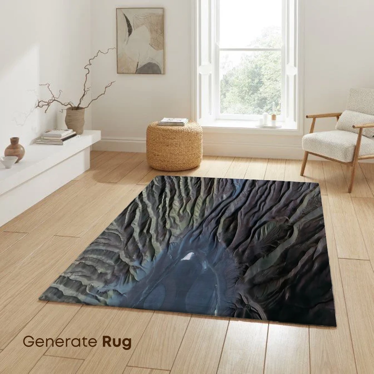 Ethereal Crater: Cosmic Eye in Earthly Terrain - Image 6