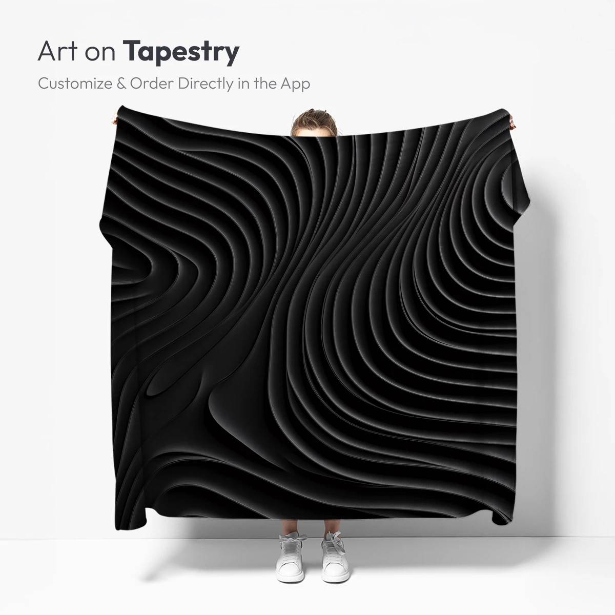 Ethereal Black Waves: A Digital Odyssey - Image 5