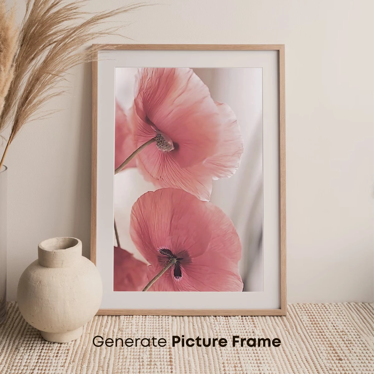 Ethereal Pink Poppies: Soft Petals in Bloom - Image 7