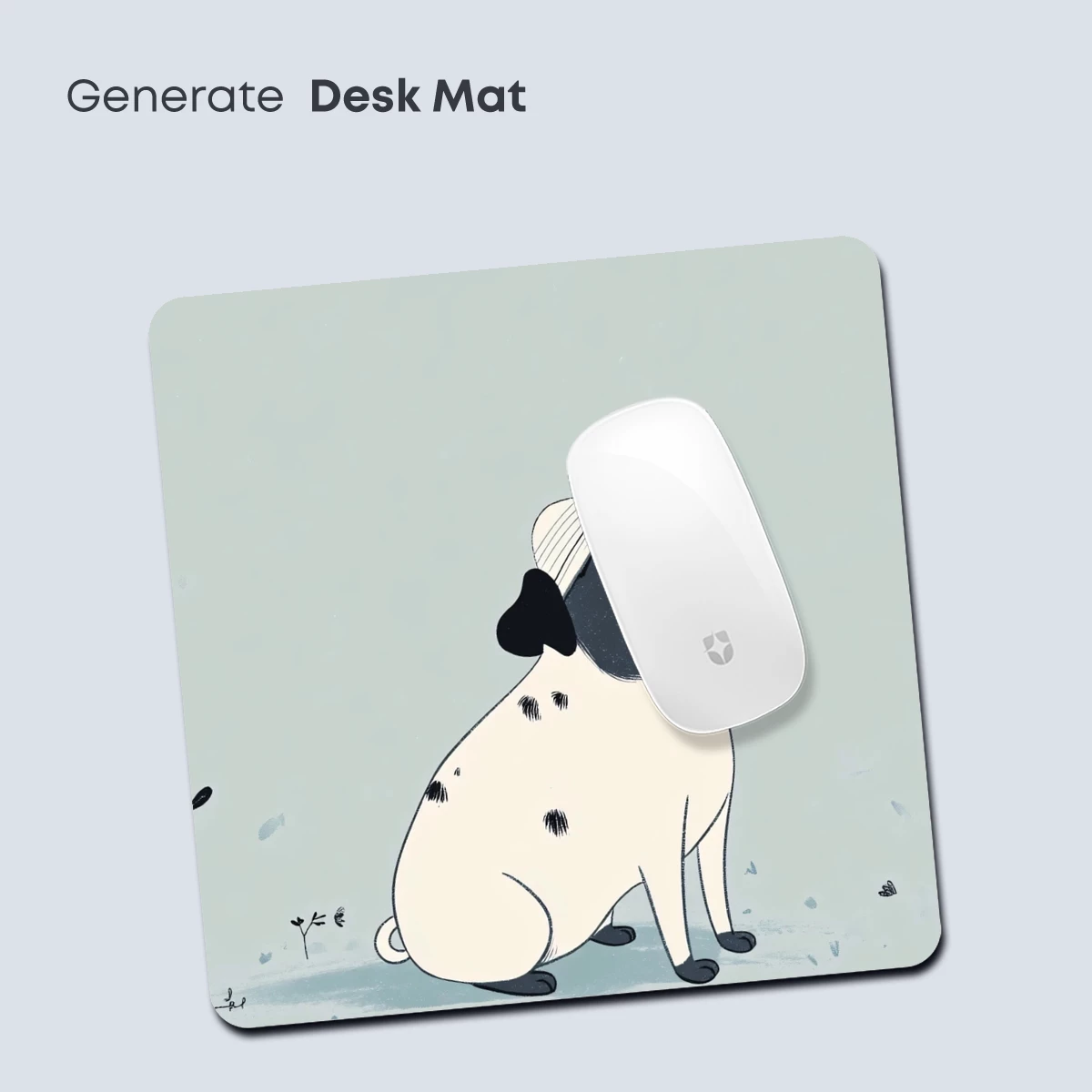 Chic Pug in Beret: Whimsical Cartoon Elegance - Image 4