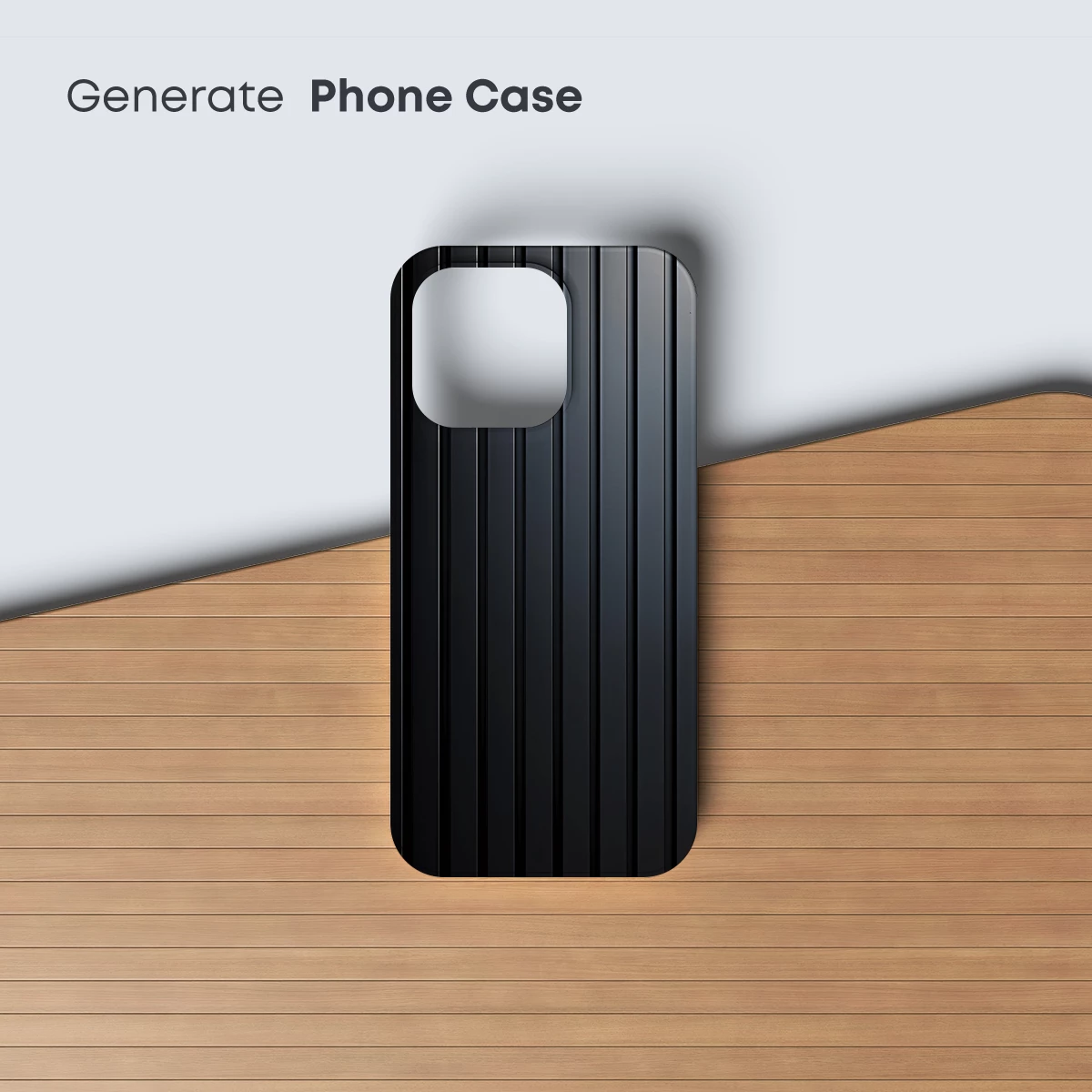 Elegant Black Vertical Stripes: A Study in Minimalist Depth - Image 3