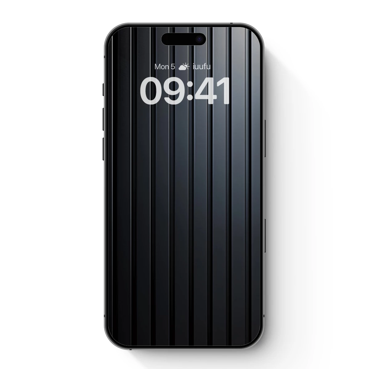 Elegant Black Vertical Stripes: A Study in Minimalist Depth