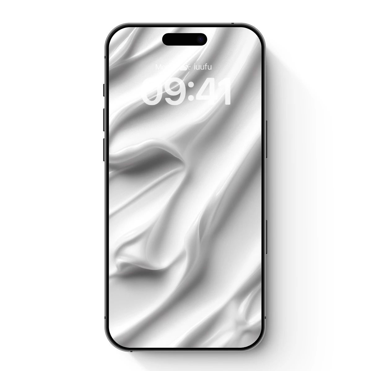 Elegant Silk Waves: A Study in White