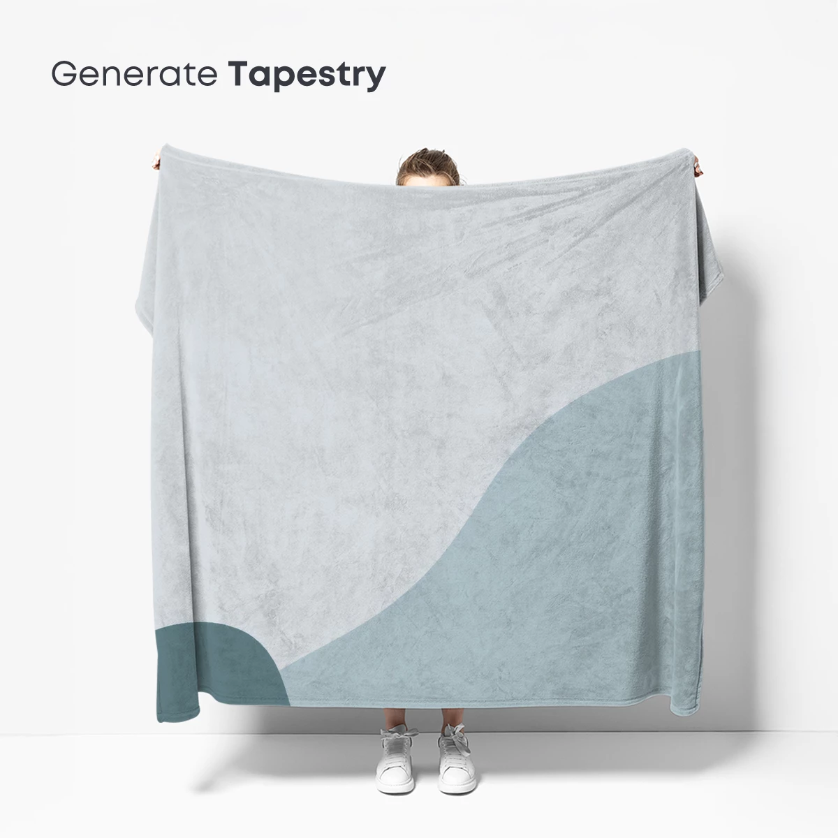 Abstract Aqua Flow: Minimalist Waves in Harmony - Image 5