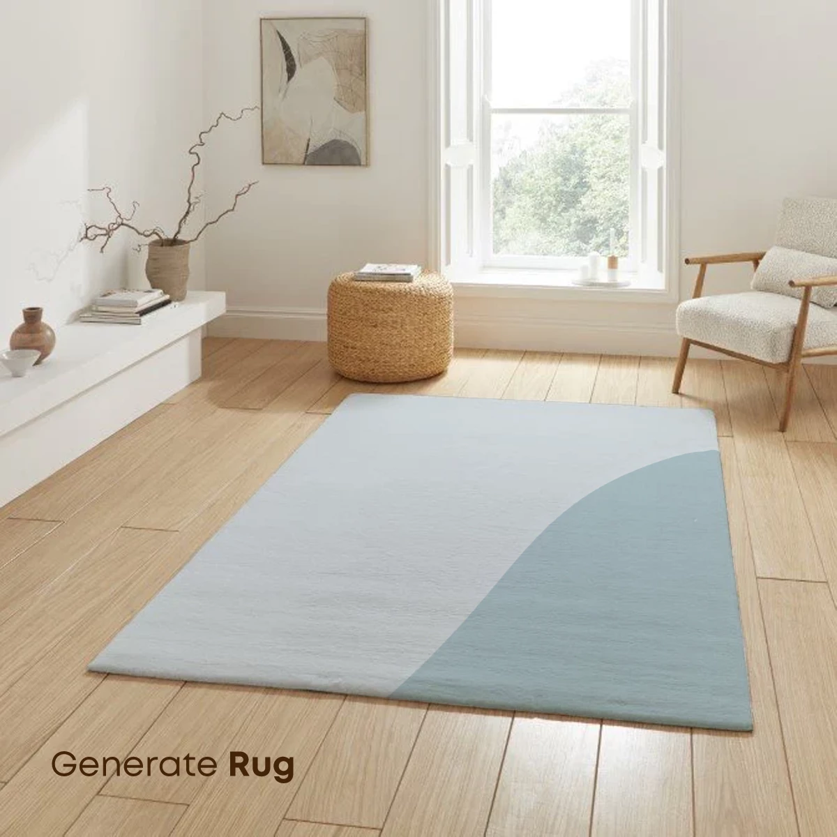 Abstract Aqua Flow: Minimalist Waves in Harmony - Image 6