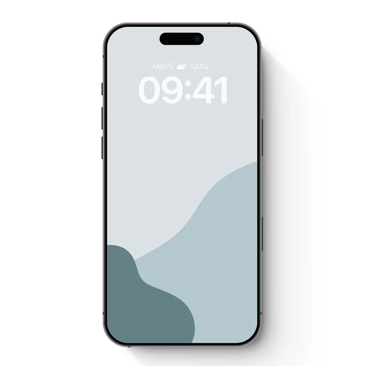 Abstract Aqua Flow: Minimalist Waves in Harmony