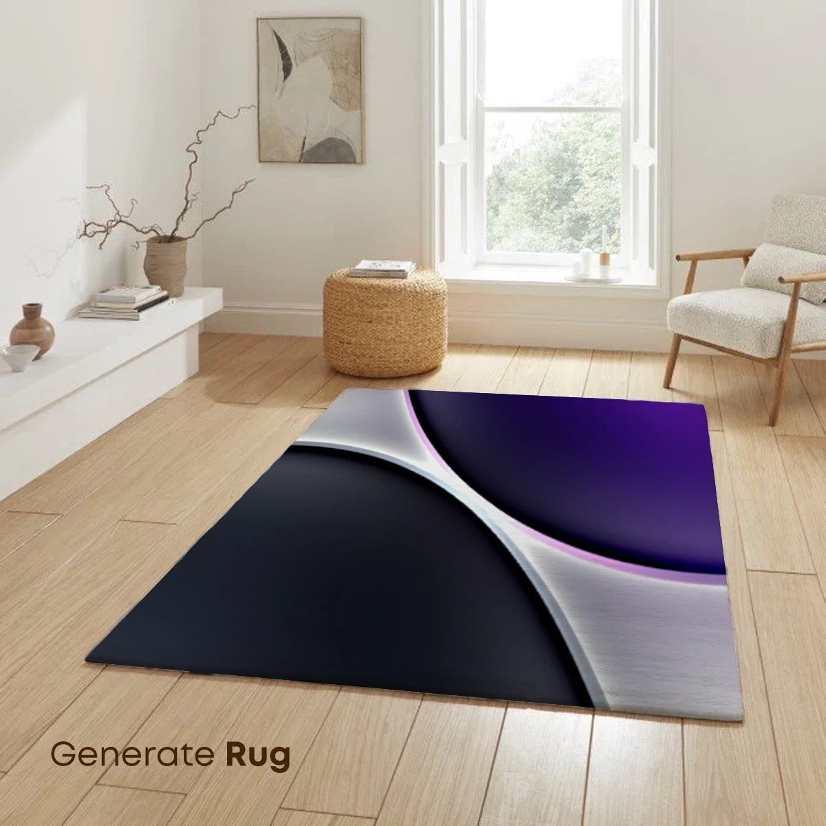 Ethereal Purple and Silver Flow - Image 6