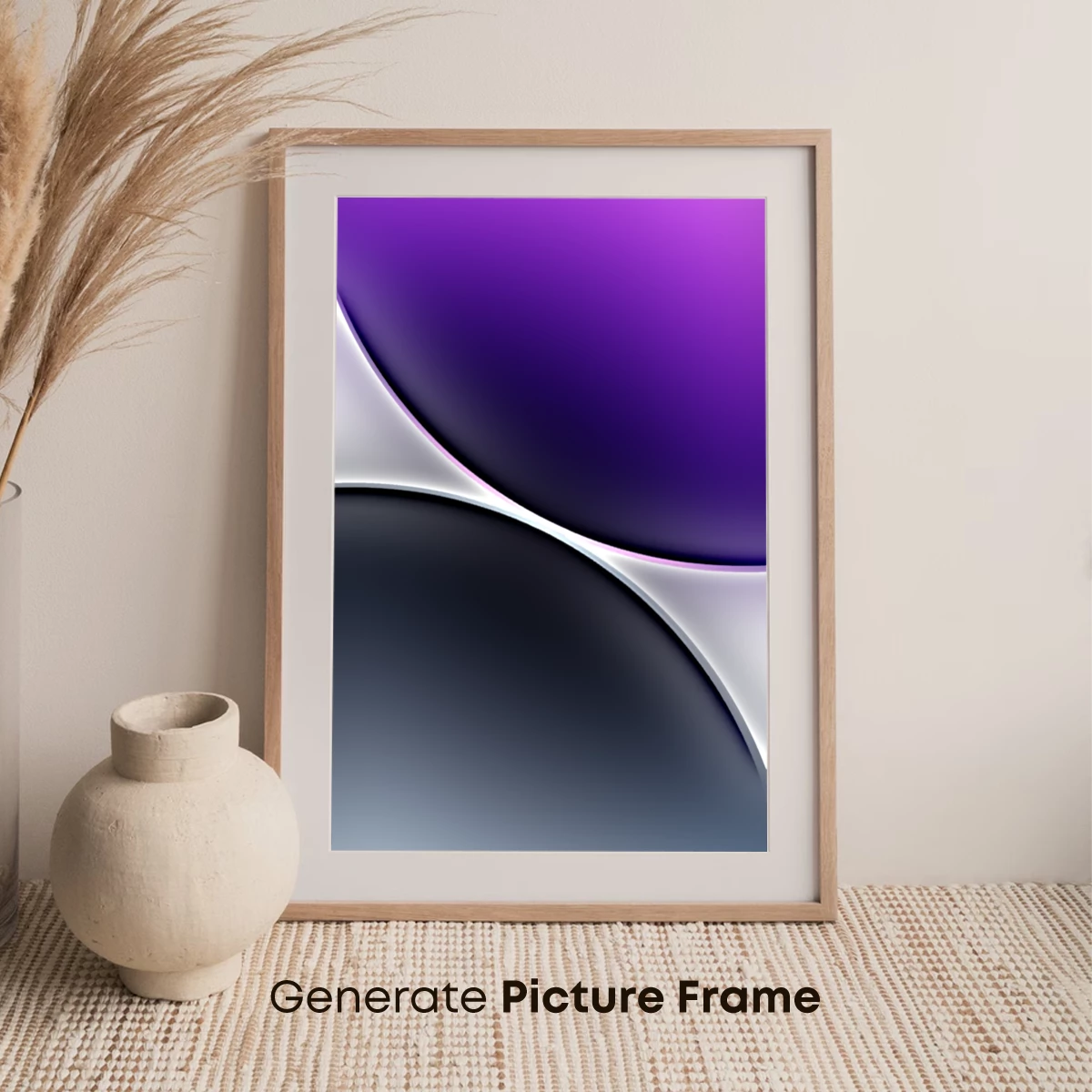 Ethereal Purple and Silver Flow - Image 7