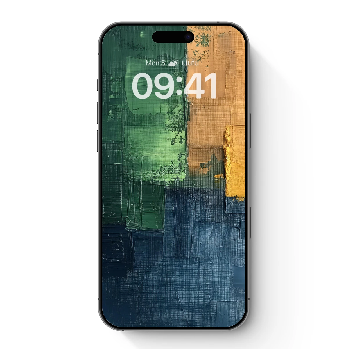 Abstract Canvas Symphony: Teal, Gold, and Navy Harmony