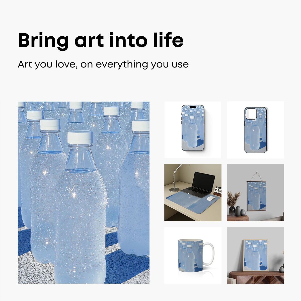 Crystal Clear Serenity: Bottled Water Symphony - Image 2
