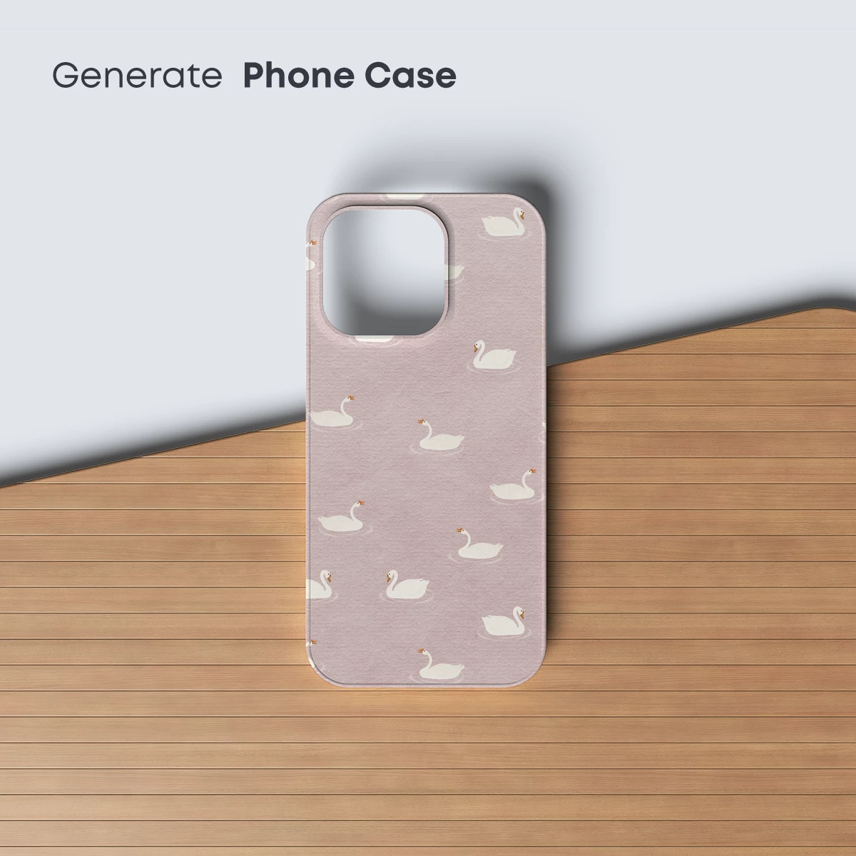 Elegant Swan Serenity: Minimalist Watercolor Harmony - Image 3