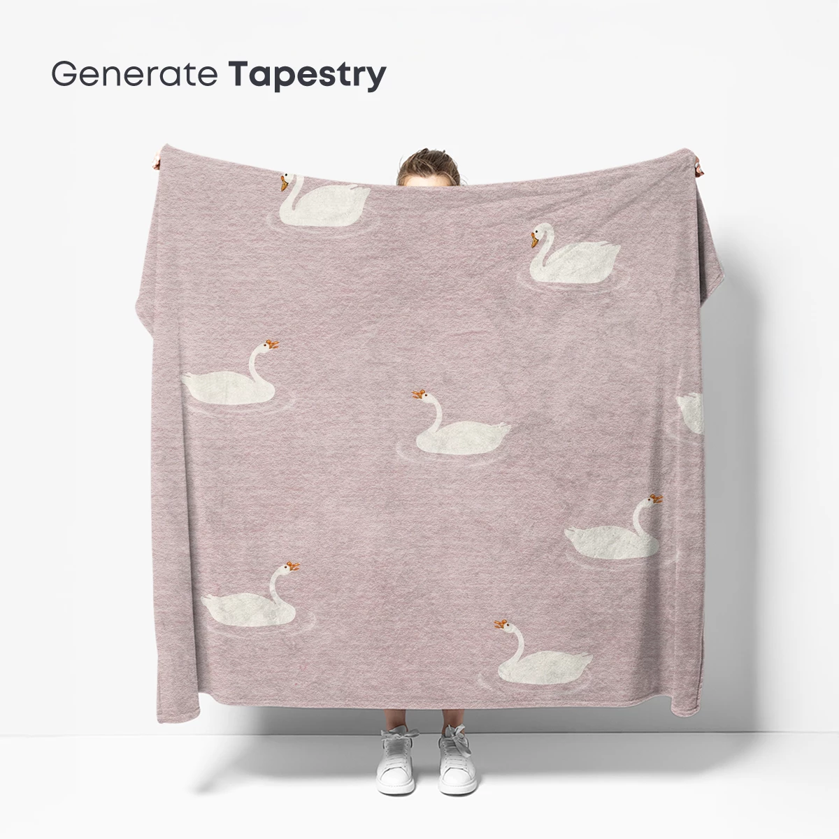 Elegant Swan Serenity: Minimalist Watercolor Harmony - Image 5