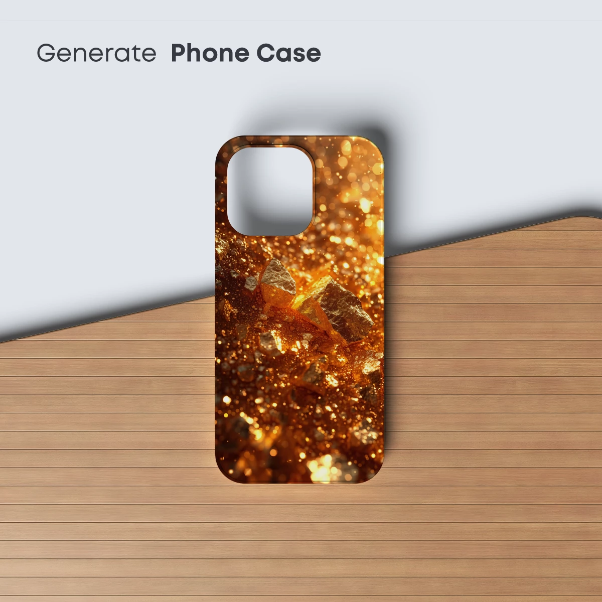 Golden Shards: Radiant Luxury in Crystalline Form - Image 3