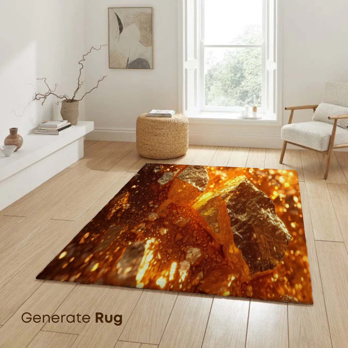 Golden Shards: Radiant Luxury in Crystalline Form - Image 6